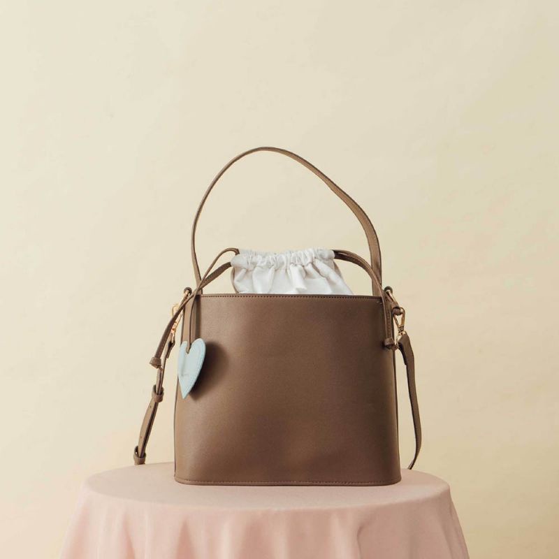 Tas Wanita Bucket Bag Anti Scratch - Bella Taupe - Merche