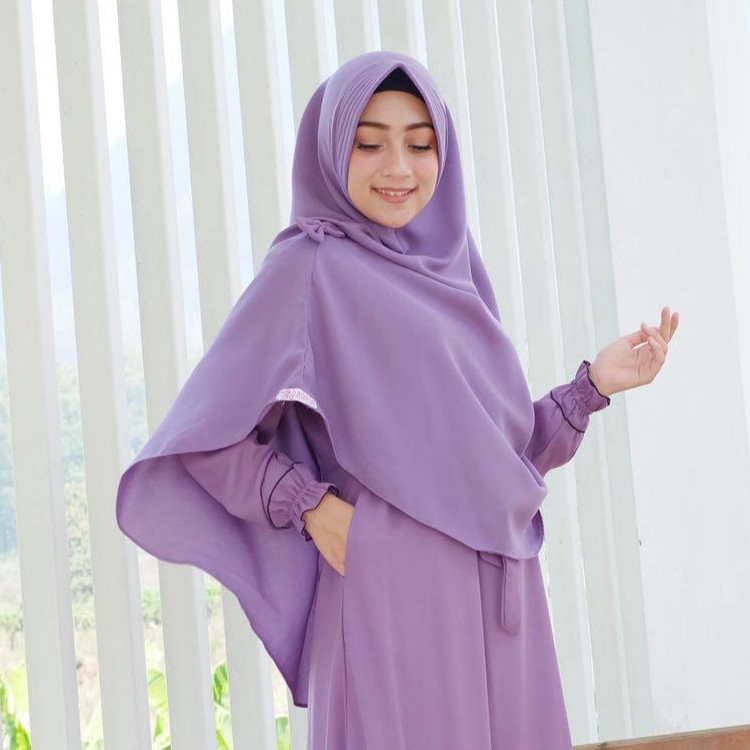 Ootd Hijab Warna Ungu