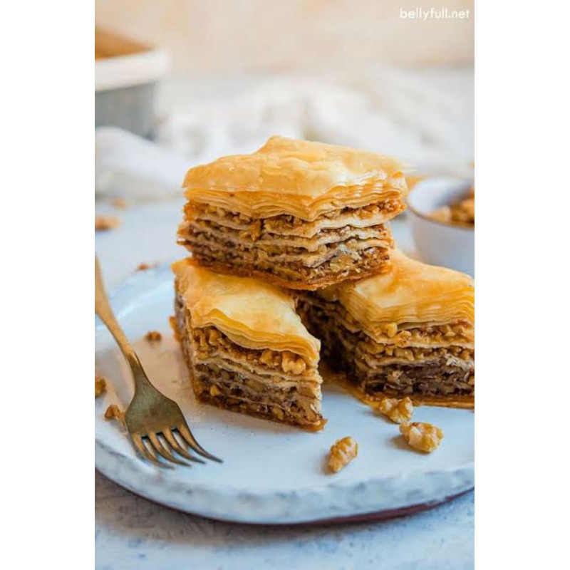 

Baklava Tasty Turkish Dessert Sweet Pastry Walnut