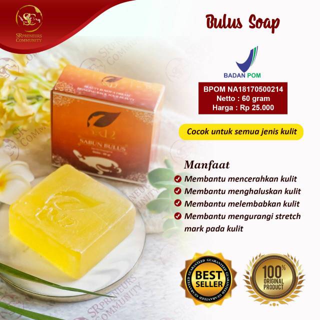 Sabun Bulus SR12 - Mengurangi Stretch Mark