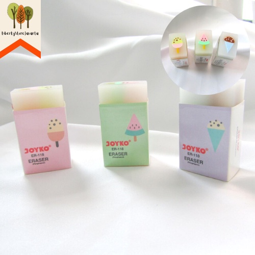 

Joyko Eraser ER-118 Penghapus Motif Ice Cream Lucu Unik Murah Berkualitas