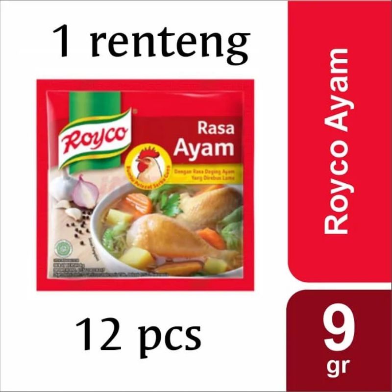 

Royco AYAM 9gr 1renceng 12pcs