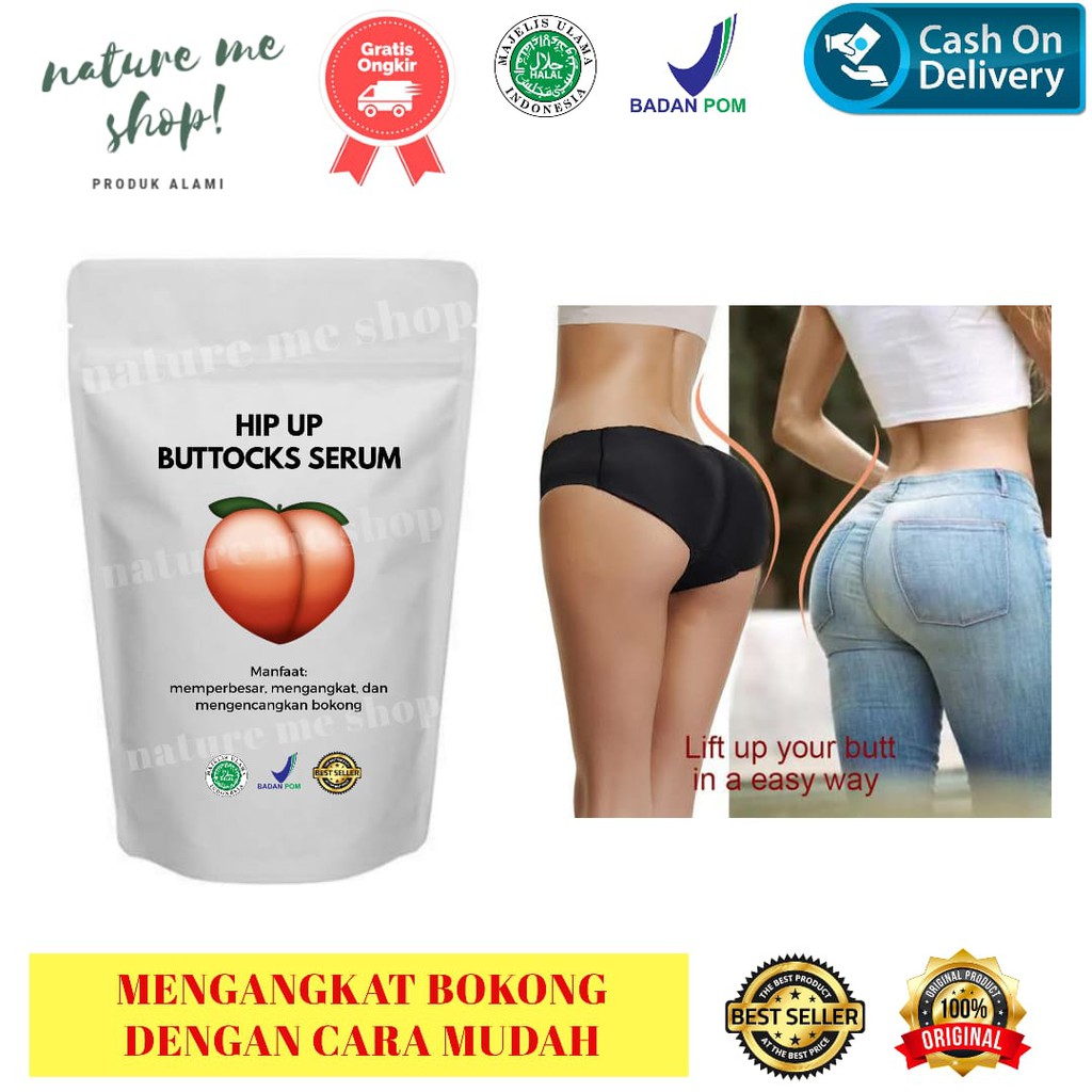 PEMBESAR BOKONG HIP UP BUTTOCKS NUTRITION - krim/obat/xtrasoil/nutrisi pengencang pantat -