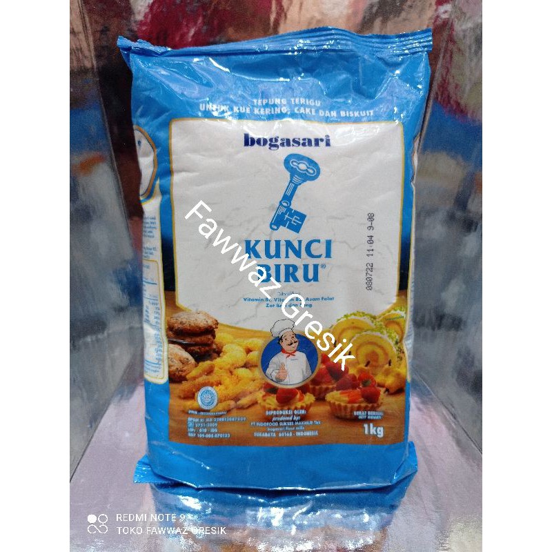 Kunci Biru Terigu 1kg / Tepung Kunci Biru Terigu Bogasari 1 kg