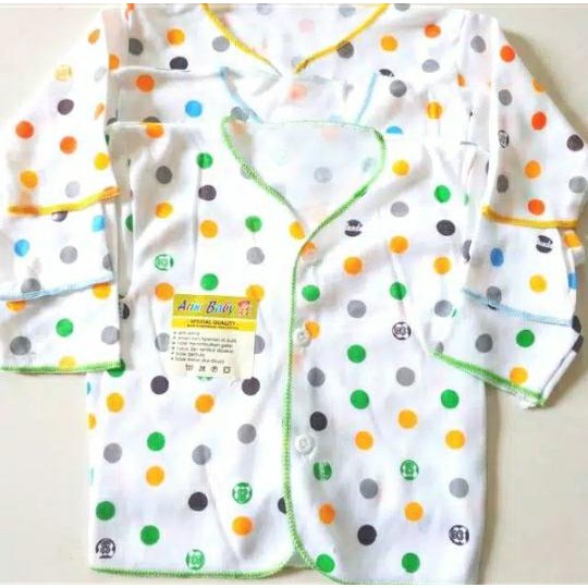 3 Pcs baju bayi lengan panjang, baju bayi murah berkualitas, atasan bayi lengan panjang