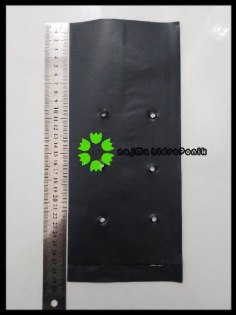 1 Plastik Polybag Media Tanam Ukuran 12,5x28 cm