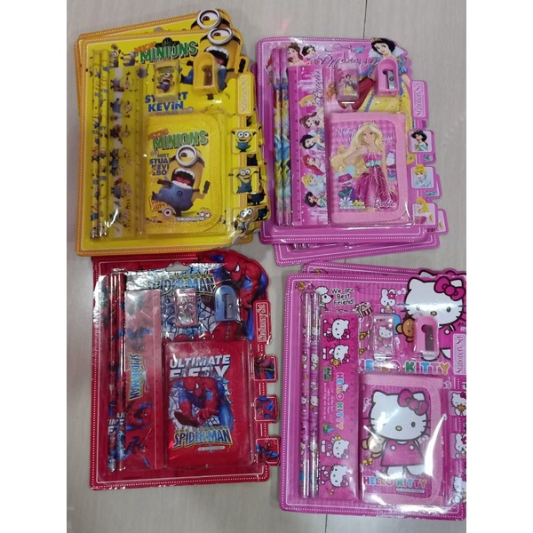 

SALE!!! Stationary Kit Alat Tulis Set Karakter Anak Anak