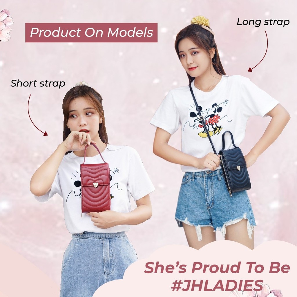 Tas Mini Selempang Wanita Aishiteru Jims Honey | Tas Handphone Wanita Selempang Jims Honey | Minibag