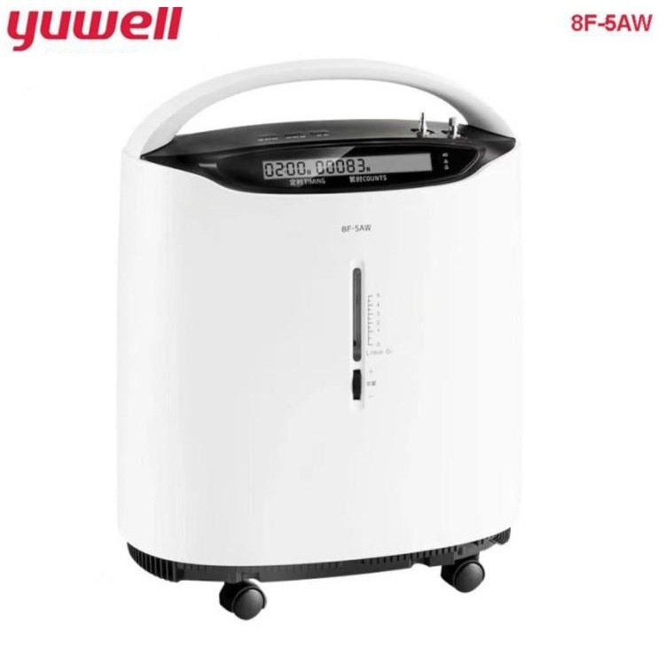 YUWELL 8F-5AW - Mesin Penghasil Oksigen Murni 5L dan Nebulizer