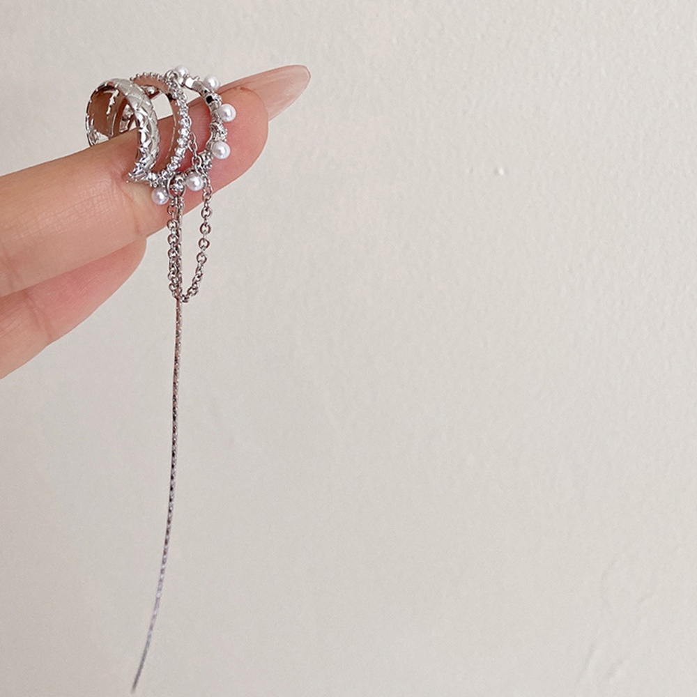【COD Tangding】1pc Anting Klip Tanpa Tindik Hias Mutiara Untuk Wanita