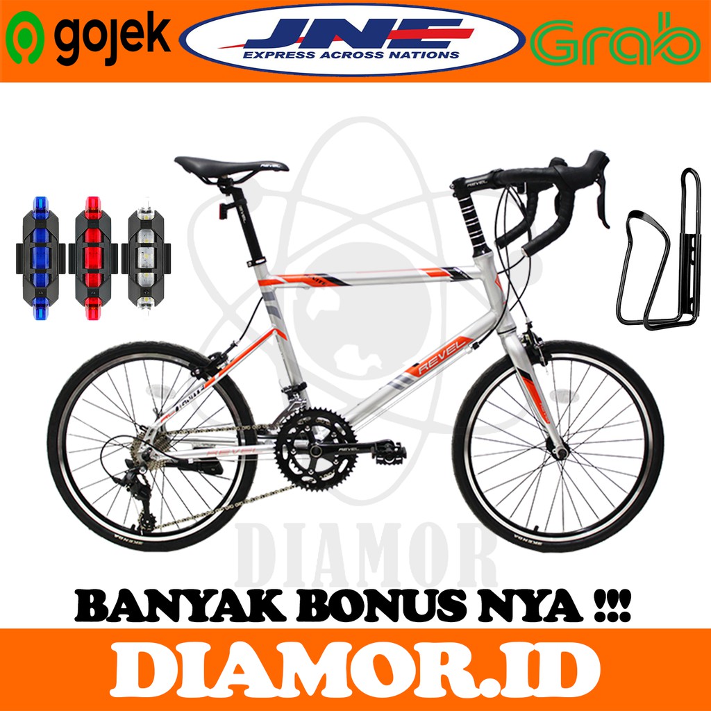 Sepeda Minivelo TREX REVEL IGNITE RACE DROPBAR 18 Speed Alloy 20 Inch