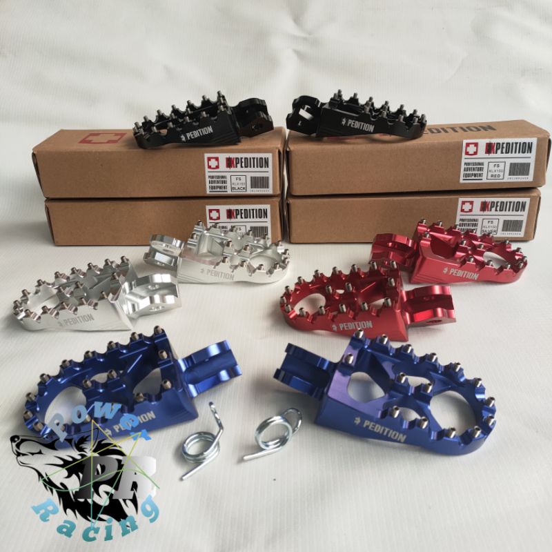 Foot Step Crf 150 L Expedition Full Cnc Injakan kaki  Depan trail/Cross crf 150