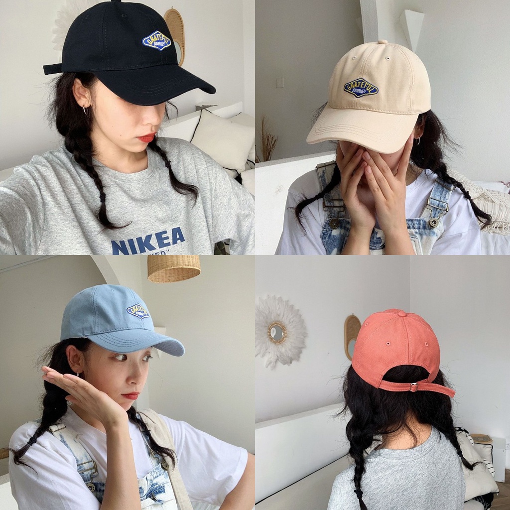 Topi Baseball 5 Warna Biru Gaya Kasual Untuk Wanita