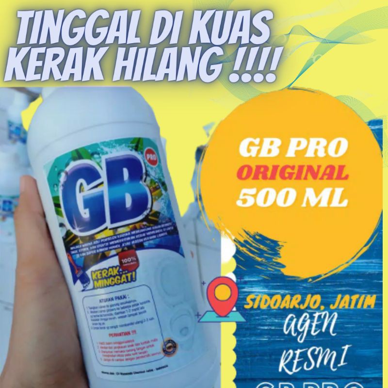 GB PRO PEMBERSIH KERAK KERAMIK KAMAR MANDI WC KERAK KARATAN KAPUR