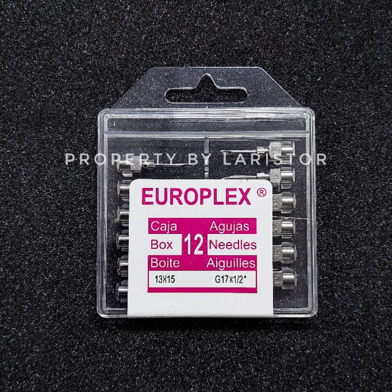 Needle/jarum syringe hewan ternak Europlex G17