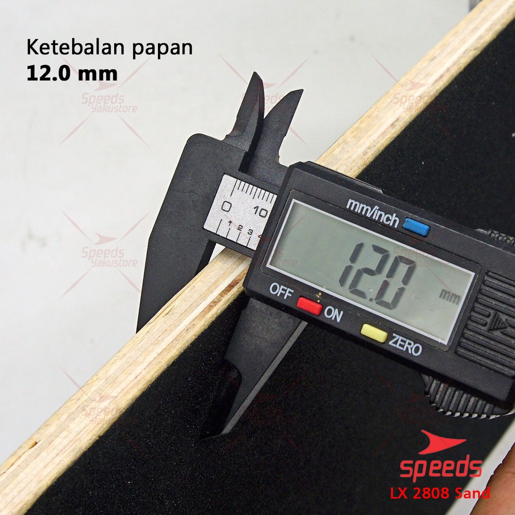 SPEEDS Papan Skateboard FullSet Dewasa Besar Alas Pasir Kayu Skate Board LX 028-2808 Sans