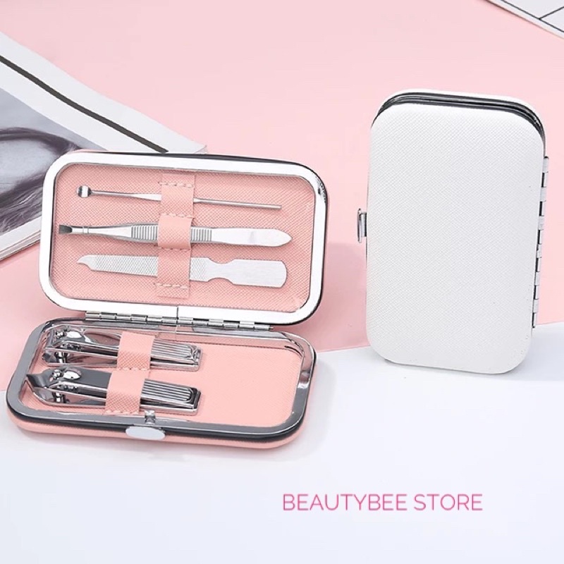 MENIPEDI SET / MENICURE SET / BEAUTY SET / GUNTING KUKU ISI 5 STAINLESS STEEL C0181