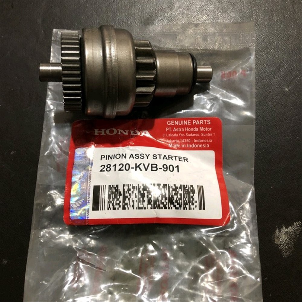 Gigi Stater Starter Pinion Granat Geranat Honda Vario Beat Fi Scoopy Spacy KVB  ORIGINAL TERBARU
