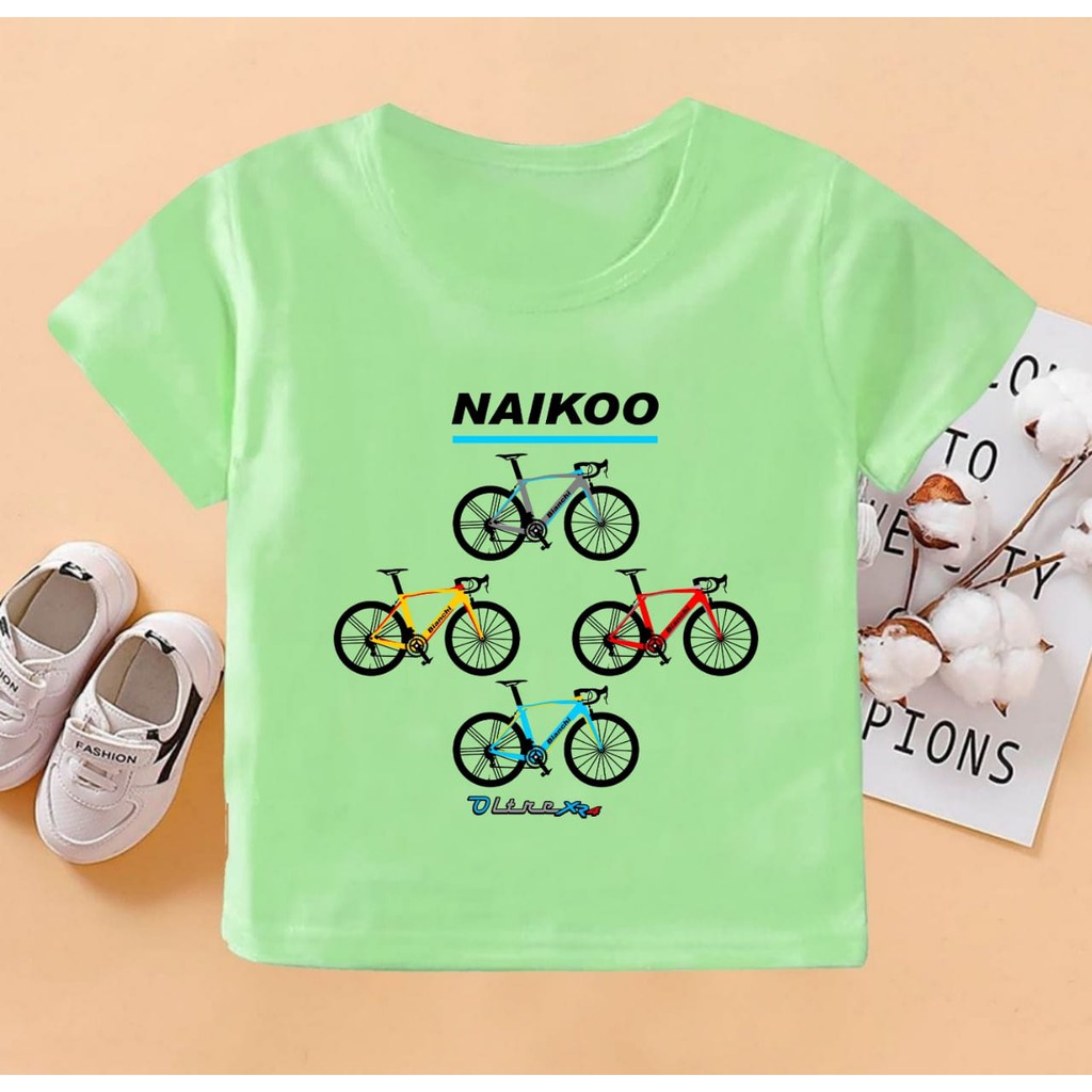 POLILE / KAOS ANAK MOTIF SEPEDA / TERLARIS