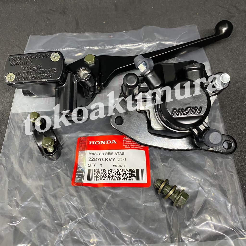 master rem atas assy plus kaliper cakram depan beat karbu vario lama vario karbu scoopy karbu