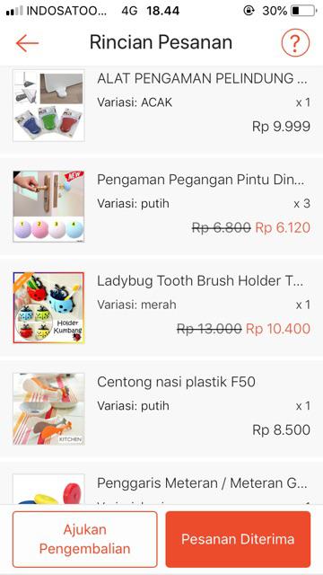 Centong Nasi Plastik F50