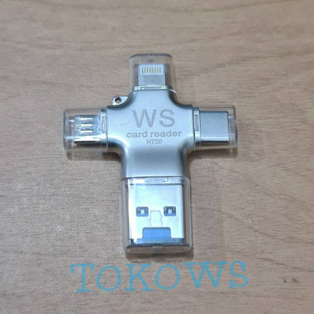 Card Reader Usb / Otg 4 In 1 / Type C / Cro Usb / Usb