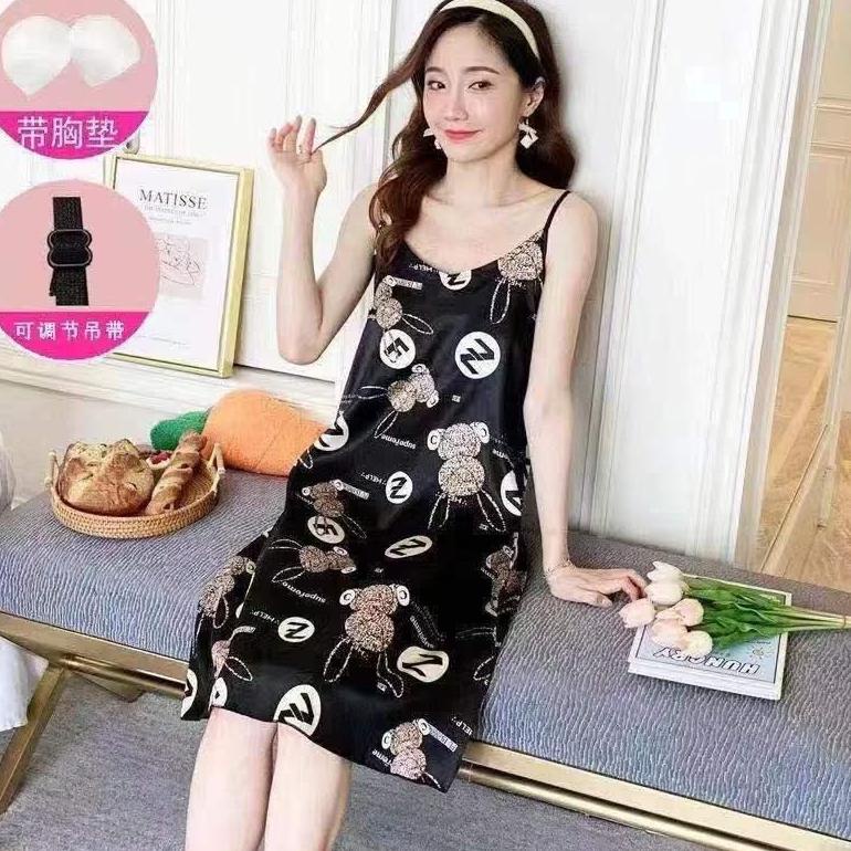 "MC.14My22ᴷ" Daster Tali Satin Import / Baju tidur satin / Daster Kensi / Daster Tank Satin / Daster