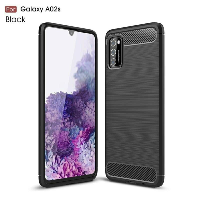 Case Samsung A02s Soft case Ipaky Carbon Fiber  Premium