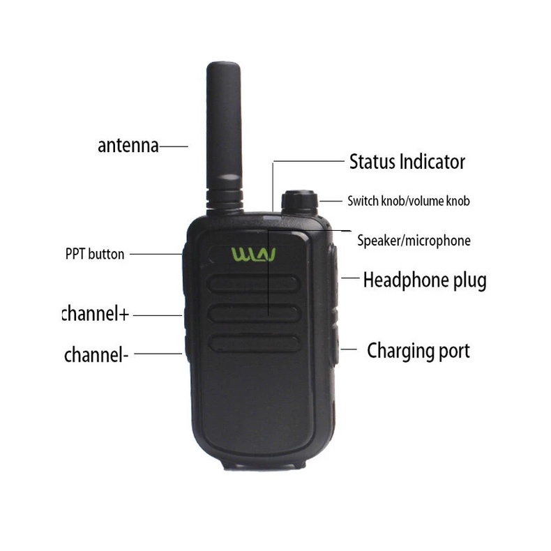 WALKIE TALKIE WLN KD-C100 UHF HANDY TALKY SATUAN WLN KD-C1