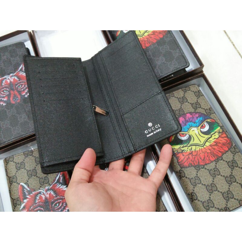 dompet lipat panjang 62665 animal head