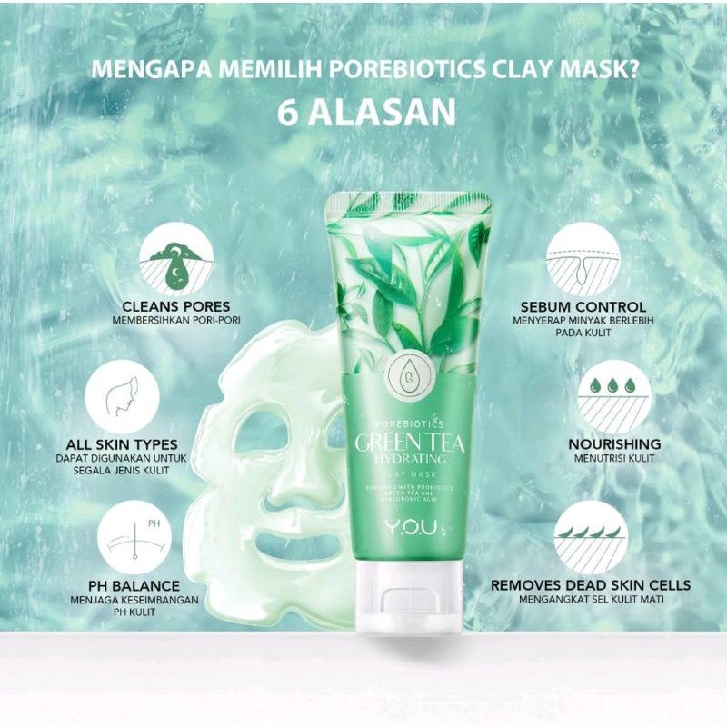 You Porebiotics Clay Mask 50GR