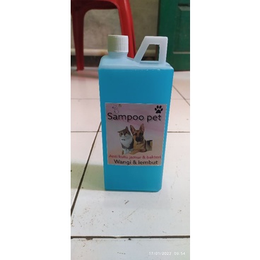 Shampoo kucing/anjing anti kutu,jamur dan bakteri 1000ml