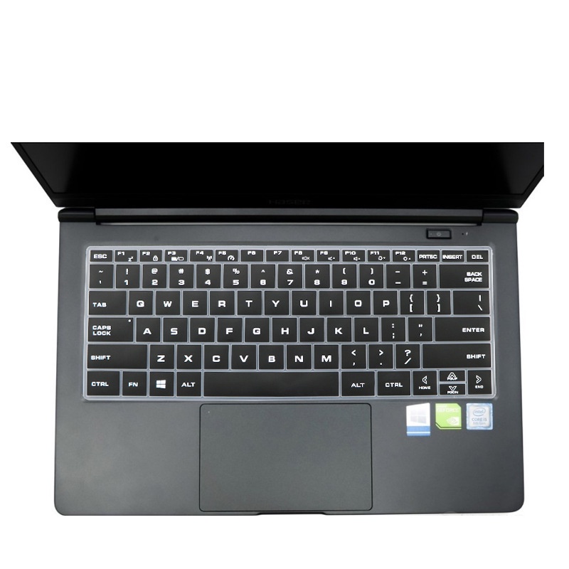 For 14 Inches Hasee Kingbook U45A1 U45S1 U43E1 U43S1   Soft Ultra-thin Silicone Laptop Keyboard Cover Protector