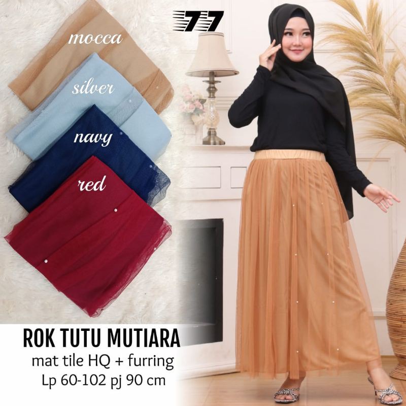 TUTU SKIRT MUTIARA KET DIGAMBAR