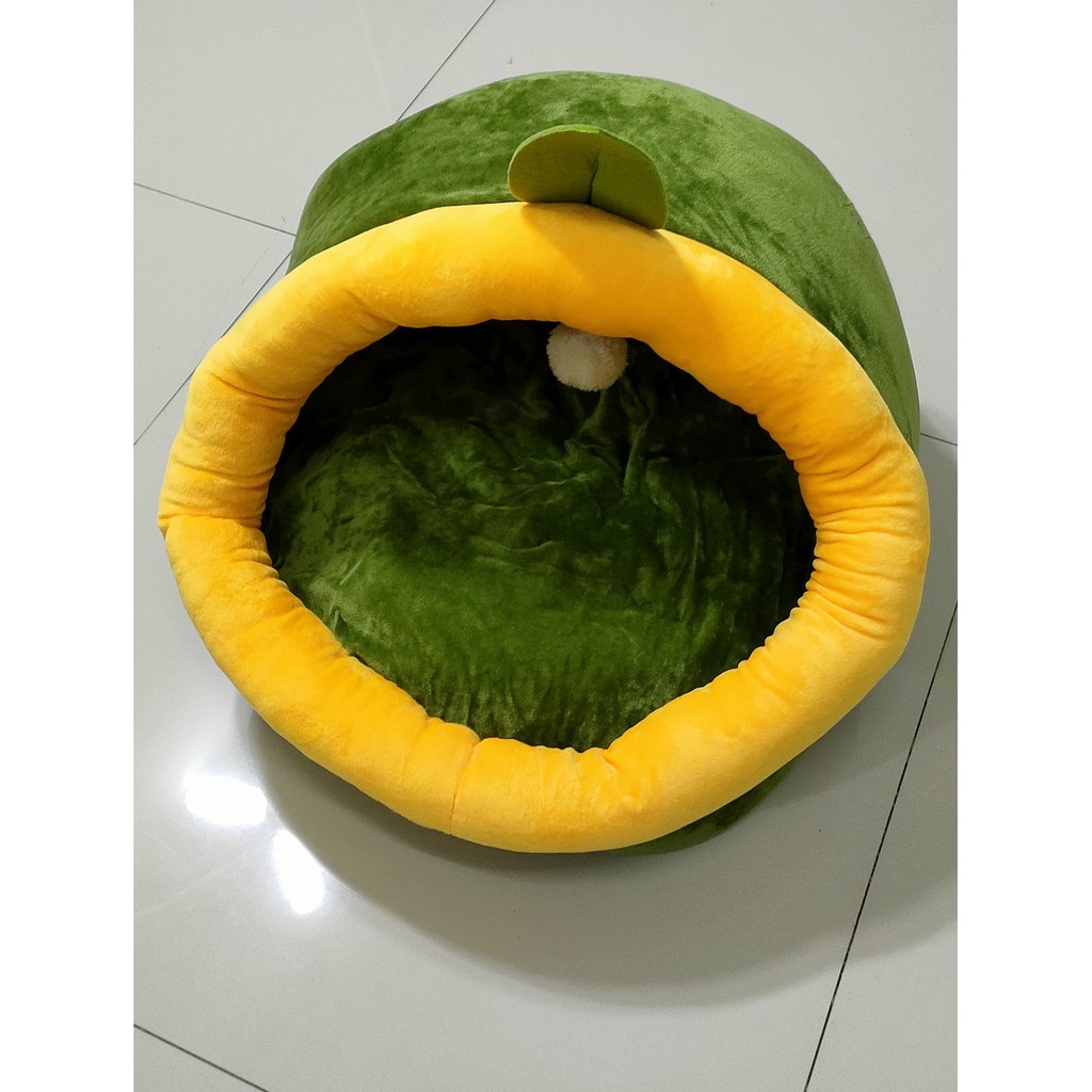 Rumah bed rest Kucing motif Green Carnivore Plants + bantal