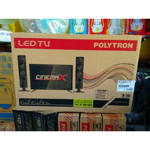 TV LED 24 Polytron 24 inch 24T8511 Garansi 5 Tahun 24" TV LED Polytron