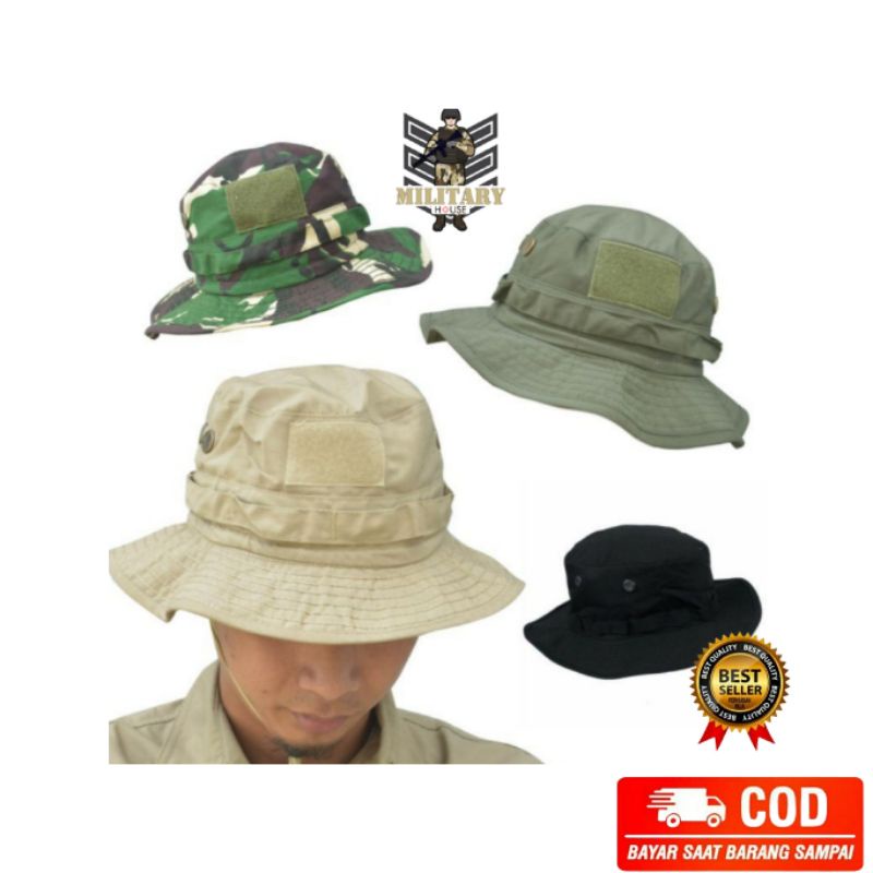 Topi Rimba Army/ Topi Army / Jungle  Hat / Topi Rimba / Topi Gunung / Topi Murah