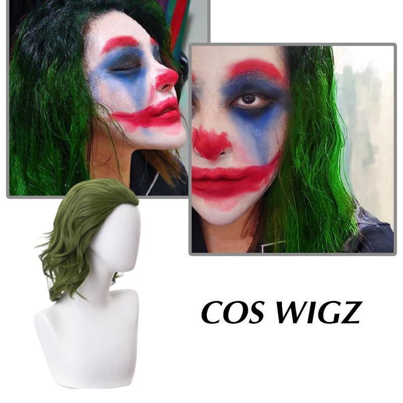 Wig Cosplay joker hijau billie eilish joaquin phoenix halloween