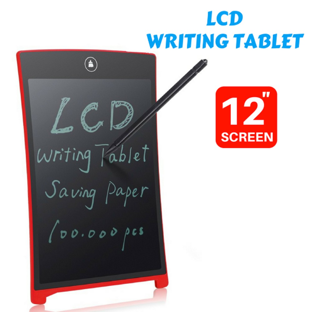 LCD DRAWING WRITING 12 INC PAPAN TULIS DIGITAL TABLET MULTIFUNGSI