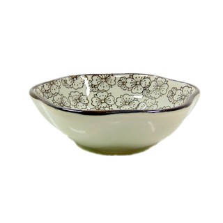 Piring keramik motif  jepang  model ombak  keramik porselen 