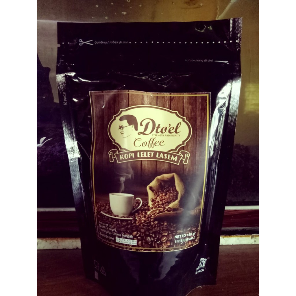 

DTOEL COFFEE Black 150gr - KOPI LELET KHAS LASEM - KOPI MILENIAL - KOPI HITS - KOPI VIRAL - KOPI ONL