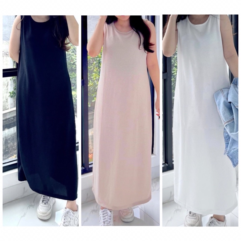 CASA KOREAN DRESS black / white / dusty / wafer black / wafer white / wafer bone / dress rib brick /