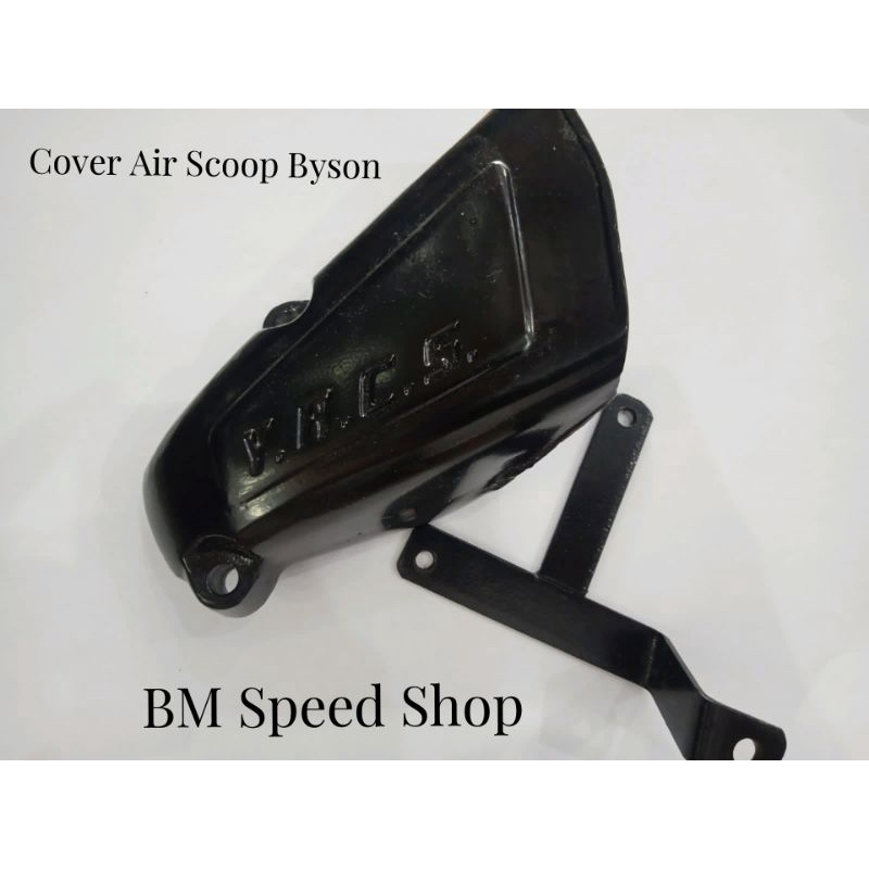 Cover Tutup Mesin Tutup Blok Air Scoop Pnp Honda Cb GL Byson Yrcs Hitam Plus Breket