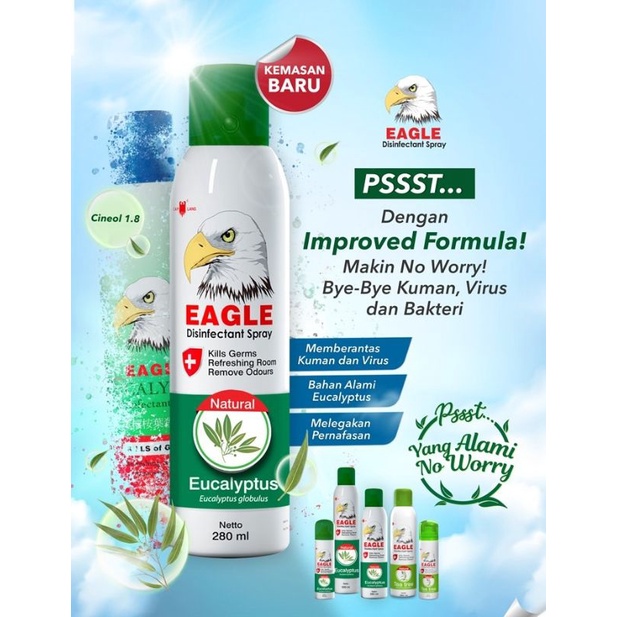 Caplang Eagle Eucalyptus Disinfectant Spray 500ml