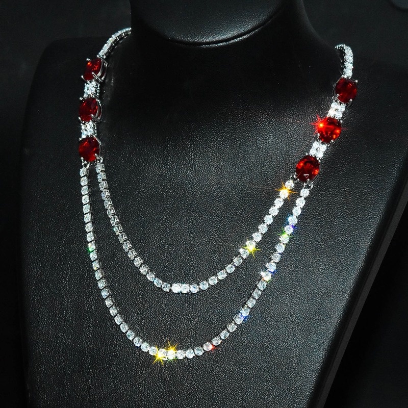 Kalung Ruby Natural Mewah