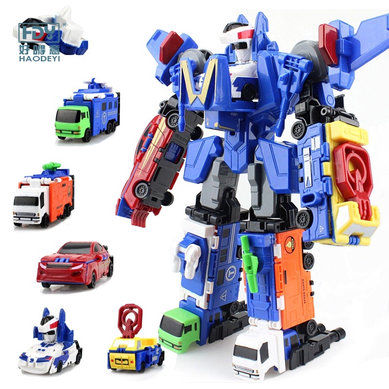 blue transformer car toy