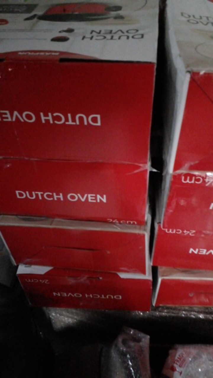 Maspion Blg Dutch Oven Panci Teflon Non-stick Anti Lengket Dutchoven 24 Cm - Merah