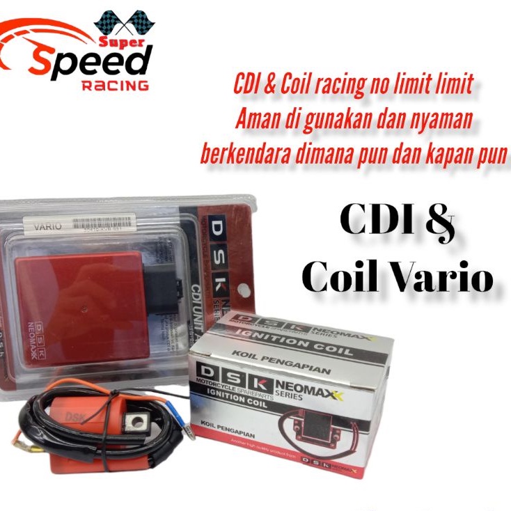 CDI DSK DAN COIL RACING DSK HONDA VARIO SUPER SPEED RACING