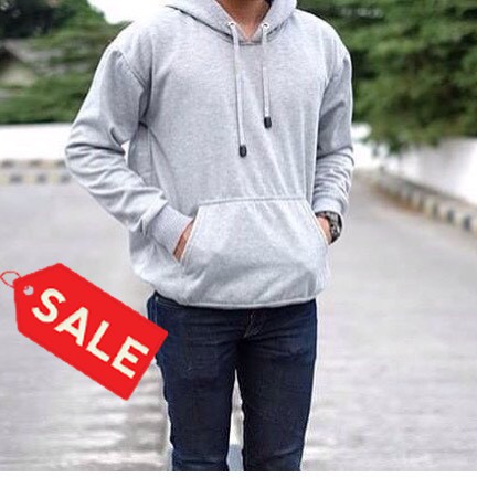 HOODIE POLOS UNISEX SWEATER HOODIE POLOS UNISEX PRIA WANITA READY 20 WARNA