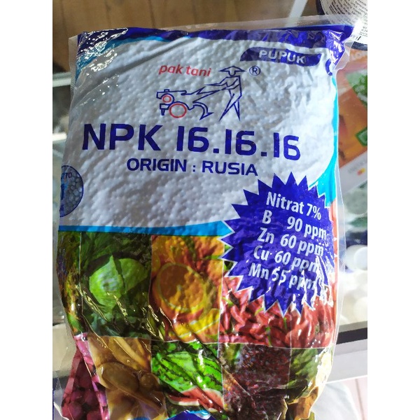 Pupuk NPK pak tani / NPK 16.16.16/ NPK origin rusia